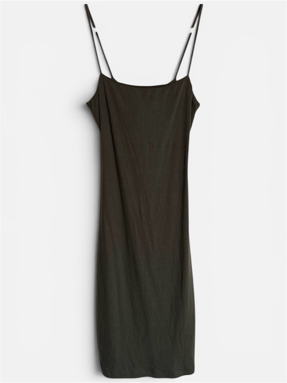 WINDSOR Olive Green Open Tie-Back Mini Dress - Medium
